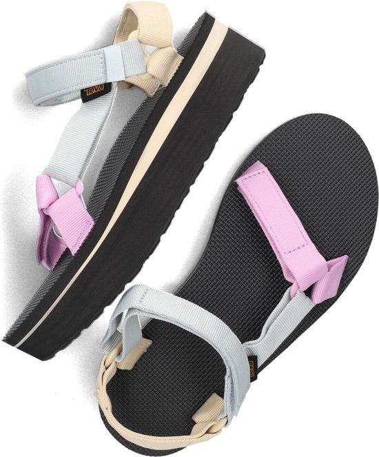 Teva W Flatform Universal Sandales 1008844-UNW, Femme, Multicolore, Sandales pour femmes, taille: 37
