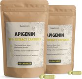 Combideal 2x Apigenin 60 Capsules - 98% Extrait - 100 MG par capsule - Superfood - Suppléments de sommeil - Extrait de camomille - Apigenin
