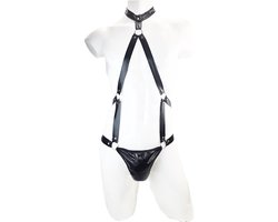 BNDGx® - Sexy Erotische bondage -XL/XXL - onderbroek onesize Heren body Zwart mannen lingerie
