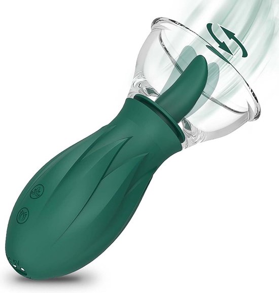 Foto: Erodit green sensation tong vibrator clitoris vibrator tong vibrators voor vrouwen likkende vibrator zuig vibrator sex toys voor vrouwen