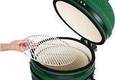 Buccan BBQ - Barbecue Kamado - Sunbury Smokey Egg - Table Grill 15" - Édition Limited - Vert