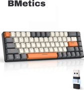 BMetics Wireless Gaming Keyboard - 60% Keyboard - Mechanisch Toetsenbord Draadloos - Bluetooth/Usb Draadloos