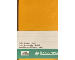 EXACOMPTA - REGISTER 27X32CM - GELIJND- 80 BLAD