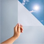 Raamfolie (30 CM x200 CM) – zelfklevende folie – inclusief e-book met professionele tips – Plakplastiek raam – plakfolie raam met statische hechting – matte raamfolie