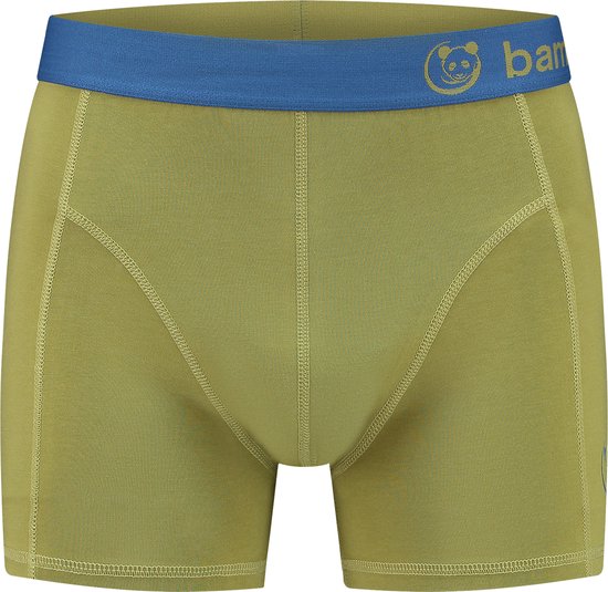 B.Bocelli - Bamboe Boxershort - Heren - Olive - Maat XL