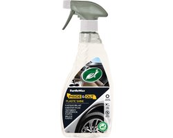 Turtle Wax Inside & Out Plastic Shine – Voor alle interieur en exterieur kunststoffen - Reinigt, glanst en beschermt - Voorkomt verbleken en barsten - Sneldrogende formule - 500ml