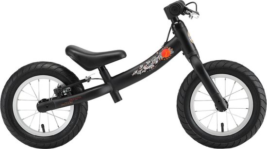 Bikestar meegroei loopfiets Sport 12 inch, zwart