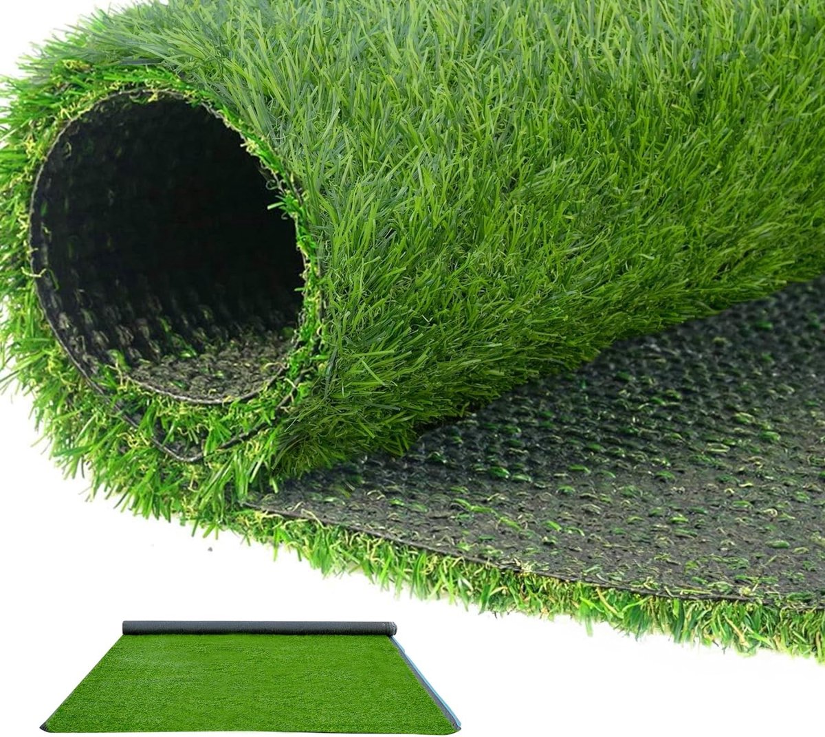30 mm premium kunstgras, simulatie grastapijt, rolgazon, tuingazon voor balkon, villa, tuin, binnenplaats, privégazon, voetbalveld, kleuterschool, bruiloftsdecoratie (200 x 300 cm)