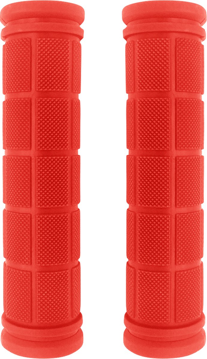 Purepeak Fiets Handvatten - 2 Stuks - Handvatten Kinderfiets voor Stuurslingers - Antislip Fietshandvatten - Rood