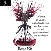 LABRYCE® 500 ml Exclusieve Geurstokjes Home Fragrance Rosso 500 - Cadeauset - 500 ml