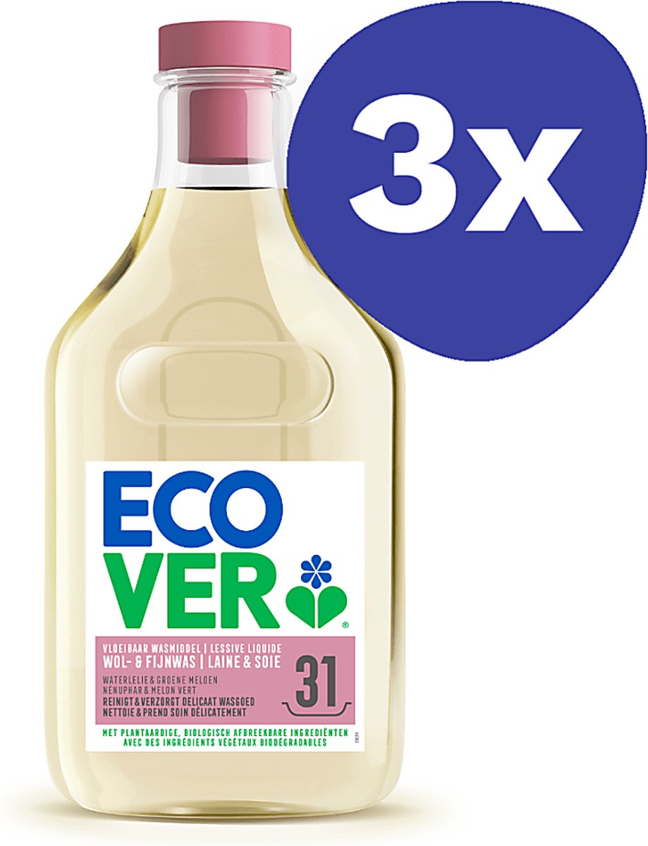 Goedkoopste Ecover Delicate (3x 1.43L