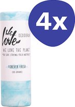 We Love The Planet Forever Fresh Déodorant Stick (4x 65gr)