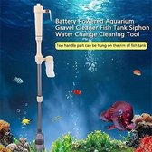 Aquarium Vacuüm Grindreiniger met Elektrische Sifon en Pompreiniger - Voor Wassen Zand en Waterwisselaar Aquarium reiniger