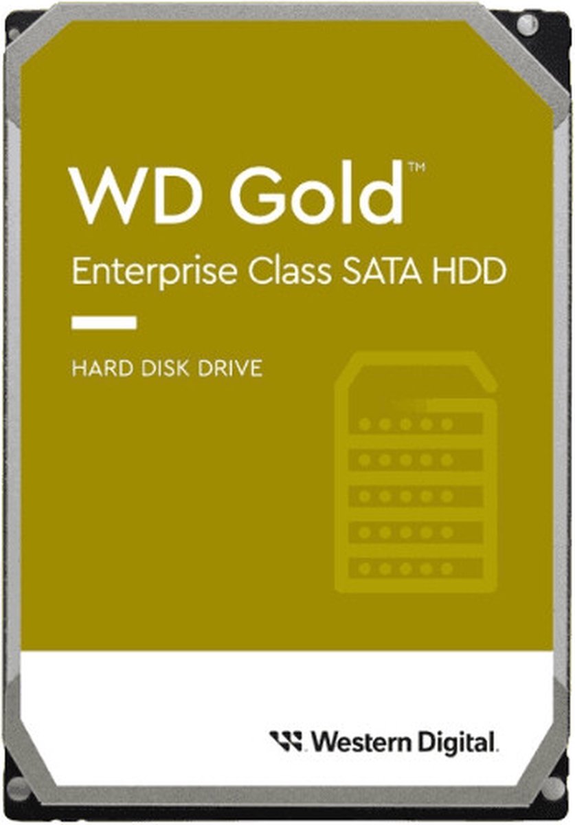 WD Gold Enterprise Class 4 TB harde schijf WD4004FRYZ, SATA 600, 24/7