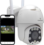 Camguard 4G Full-HD - Beveiligingscamera met simkaart - Geen wifi nodig - Bestuurbaar - Nachtzicht - Buiten - Bewegingsdetectie - Nederlandse handleiding + 32GB SD Kaart