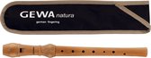 GEWA C-Sopraan blokfluit Natura - echt hout- met accessoires