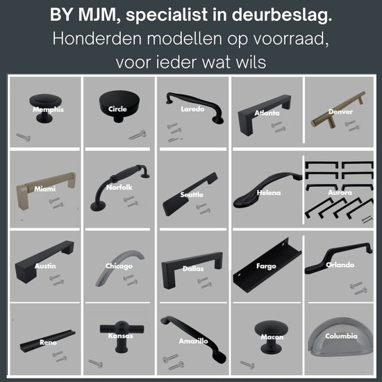 Bouton de meuble poignée en T noir 10 pièces - Bouton de meuble - Bouton de meuble - Poignée en T - Boutons de porte pour armoires - Boutons de Fixations pour meuble - Ferrures de meubles - Boutons de porte