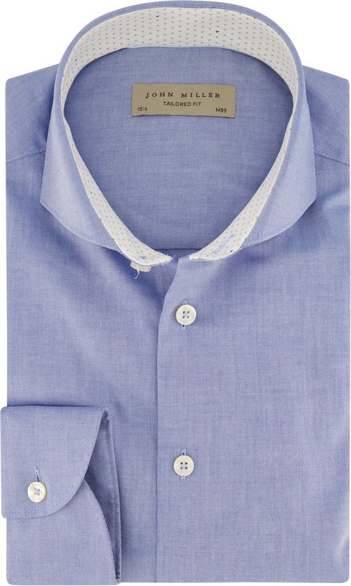 John Miller business overhemd blauw