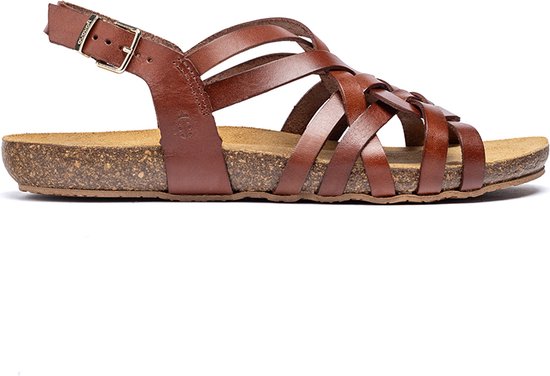 Yokono -Dames - cognac/caramel - sandalen - maat 39