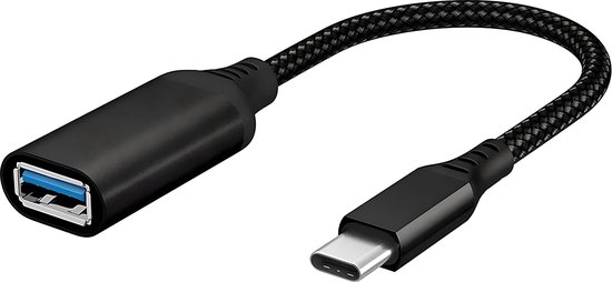 Nereb USB-C naar USB-A Adapter - Zwart