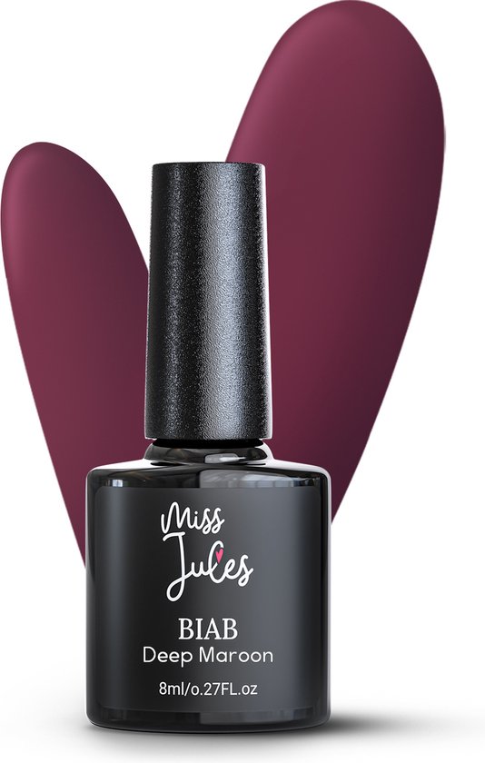Miss Jules® BIAB – Builder in a Bottle – BIAB Nagel Builder Gel - Diep Rood - HEMA & TPO Free