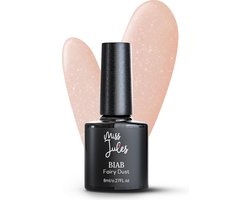 Miss Jules® BIAB – Builder in a Bottle – BIAB Nagel Builder Gel - Fairy Dust - Beige - Glitter - HEMA & TPO Free