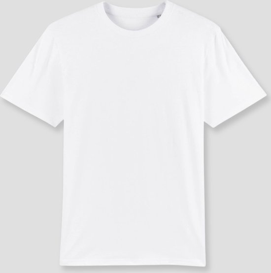 Butterfly rood op wit - T-Shirt - Rave T-shirt - Festival Shirt - Techno Shirt - Maat L