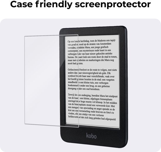 Screenprotector Geschikt voor Kobo Clara BW Screenprotector Gehard Glas Tempered Glass - Screenprotector Geschikt voor Kobo Clara BW Screenprotector van Mobiparts — afbeelding 5