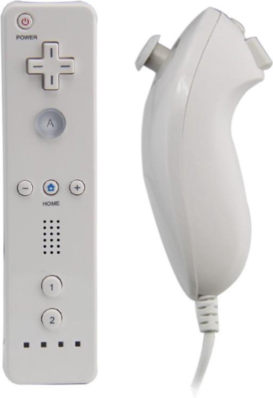 J&S Supply Motion Plus Controller + Nunchuk Controller - Geschikt Voor  Nintendo Wii +... | bol.com