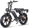 Ouxi V8+ Model - Zwart - Dubelle Accu - Elektrische Fatbikes - Elektrische Fiets - E Bike