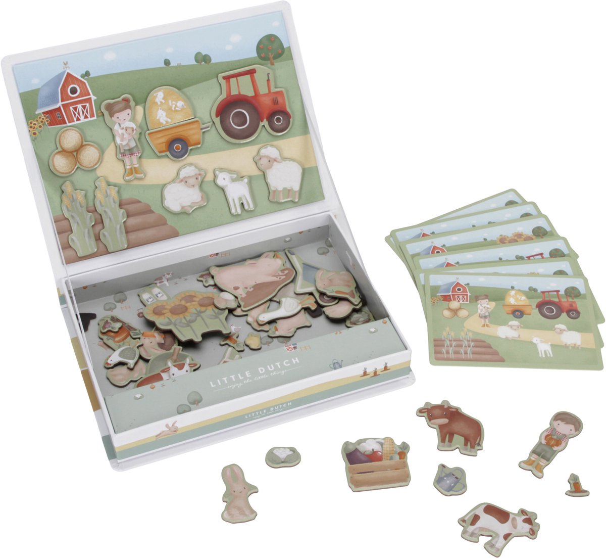 Little Dutch - Magnetisch speelbord FSC - Little Farm — afbeelding 5