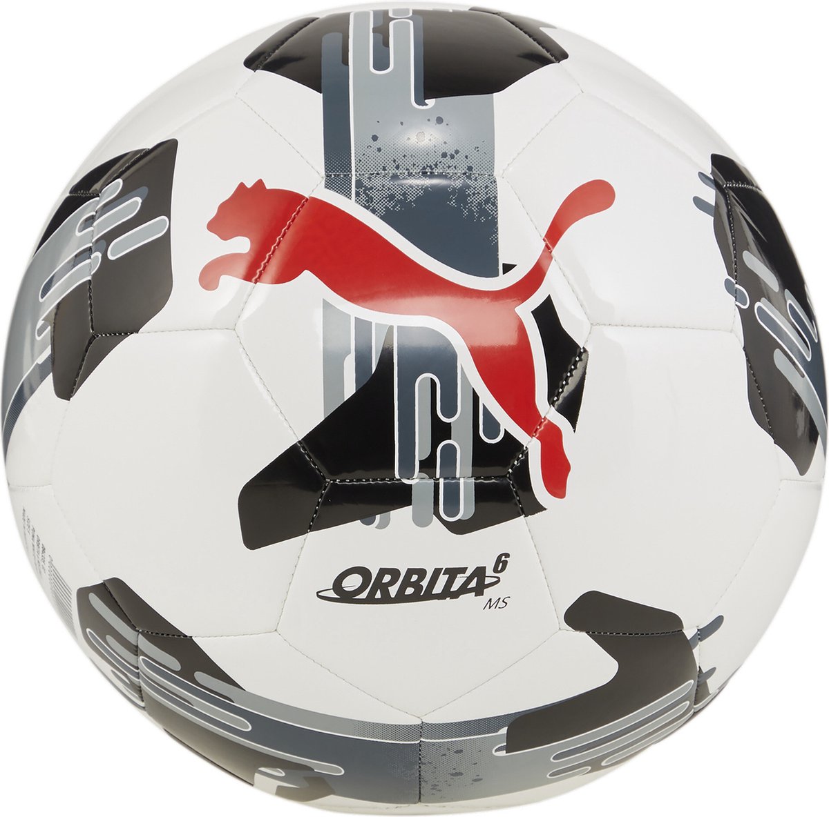 PUMA PUMA Orbita 6 MS Unisex voetbal - Puma White-Puma Black
