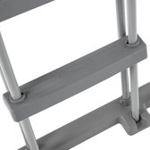 Bestway - Power Steel - Opzetzwembad inclusief filterpomp en zwembadtrap - 427x250x100 cm - Rechthoekig