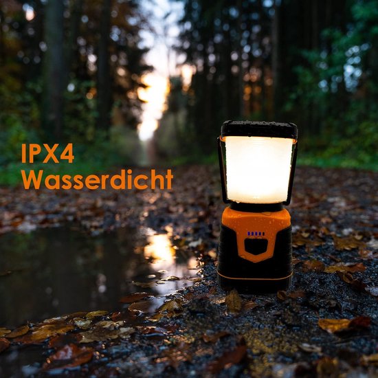 2PCS Lampe de camping LED rechargeable, lampe de tente portable étanche, 3000-6500 K, idéale pour les urgences, la randonnée et les ouragans (blanche) | Leroy Merlin