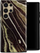 Selencia Hoesje Geschikt voor Samsung Galaxy S24 Ultra Hoesje - Selencia Vivid Backcover - Chic Marble