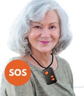 PersonalClick Pocket Alarm Ketting PC20 – Waterdicht - Live GPS - SOS Noodknop - Alarmknop voor Ouderen - Senioren Alarm - SOS knop - Waterdicht - Incl. Simkaart - Alarm Ouderen - Personenalarmering