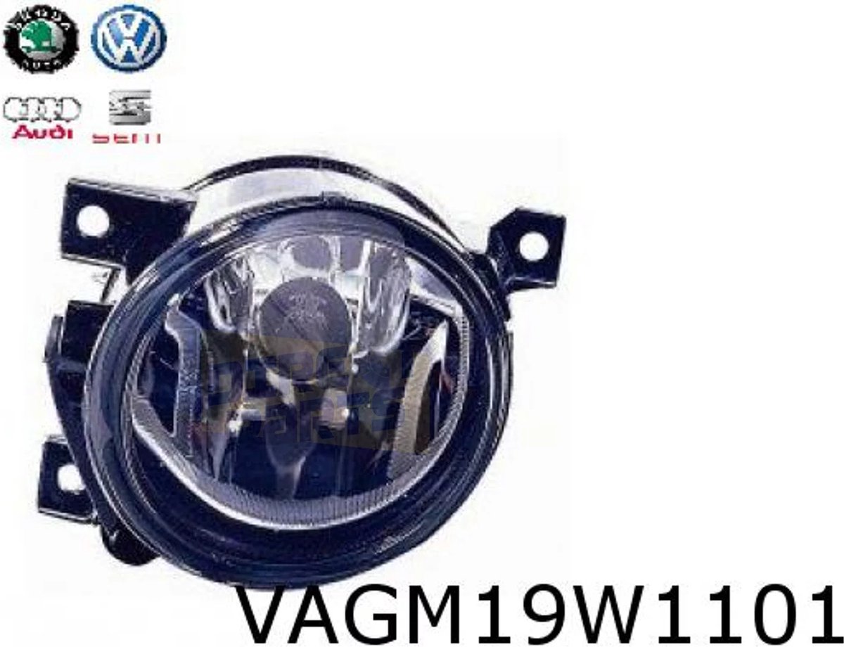 Seat/Skoda/Volkswagen mistlamp Links Origineel! 1S0941699 (Kijk de beschrijving voor de geschikte autotypes en de daarbij horende jaartallen)