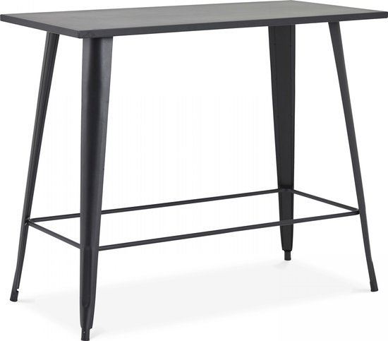 Oviala - Hoge tafel van zwart staal - New York