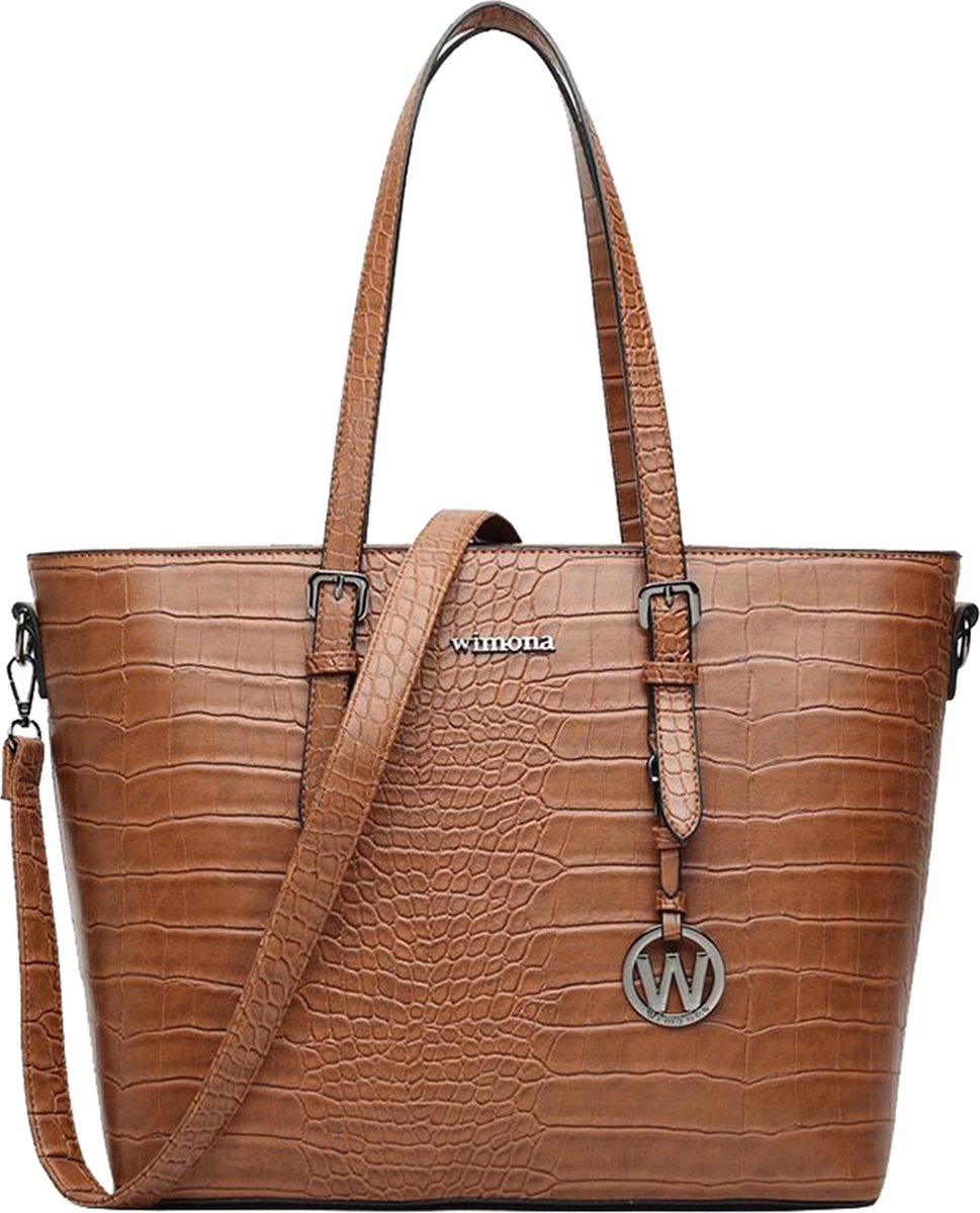 Wimona Louise School/Workbag cognac