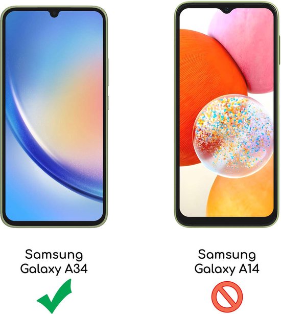 ebestStar - Verre Trempé x2 compatible avec Samsung Galaxy A34 5G, Vitre Protection, Film Anti Casse, Anti Rayures, Sans bulles