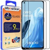 ebestStar - {2 Stuck} Gehard glas voor Oppo Reno8 Lite 5G, Screen Protector Cover, Schermbeschermer Tempered Glass