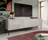 Meubella - Meuble TV Blanes - Beige - 200 cm