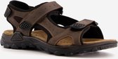 Mountain Peak leren heren sandalen bruin - Maat 43