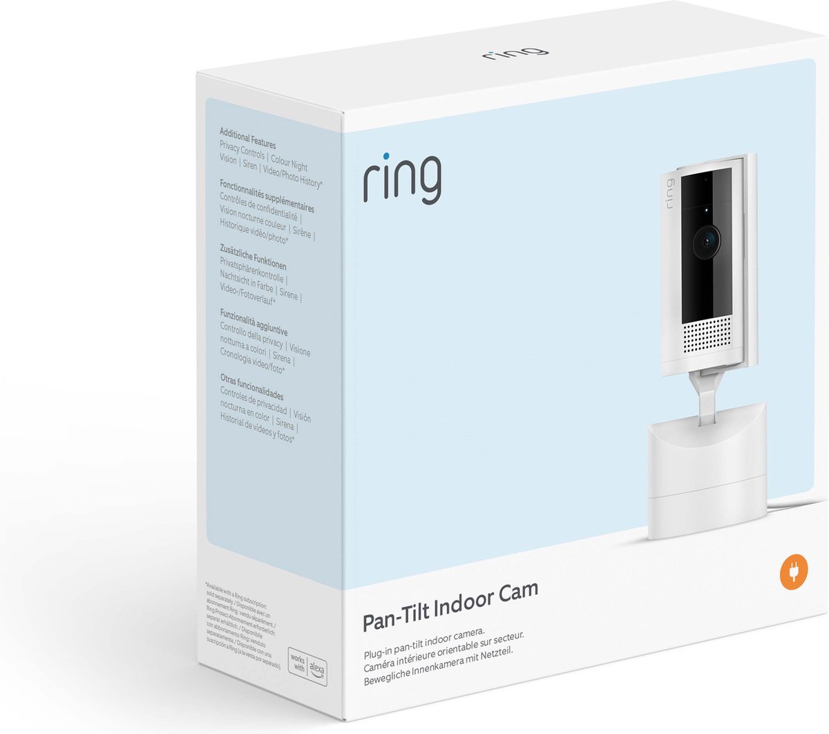 Afbeelding 2 van Ring Pan-Tilt Indoor Camera - Wit - Draai- en kantelbaar