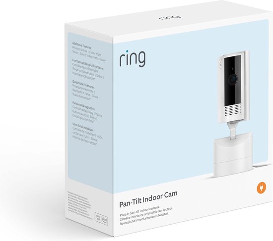 Ring Pan-Tilt Indoor Camera - Wit - Draai- en kantelbaar van Ring — afbeelding 2