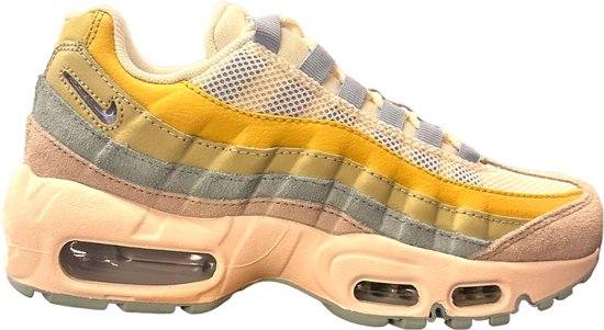 Nike - Air max 95 TM - Sneakers - Dames - Wit/Geel - Maat 36.5