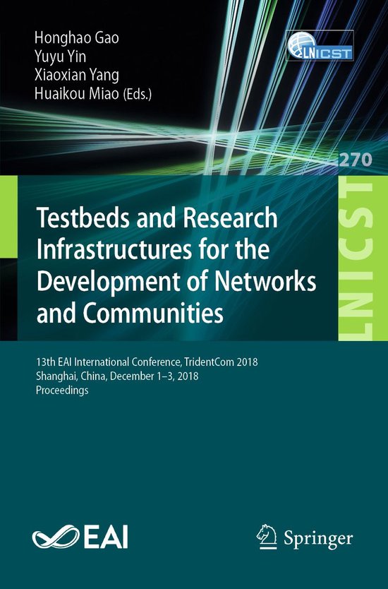 Springer Nature Proceedings Computer Science - Testbeds and  ... - cover
