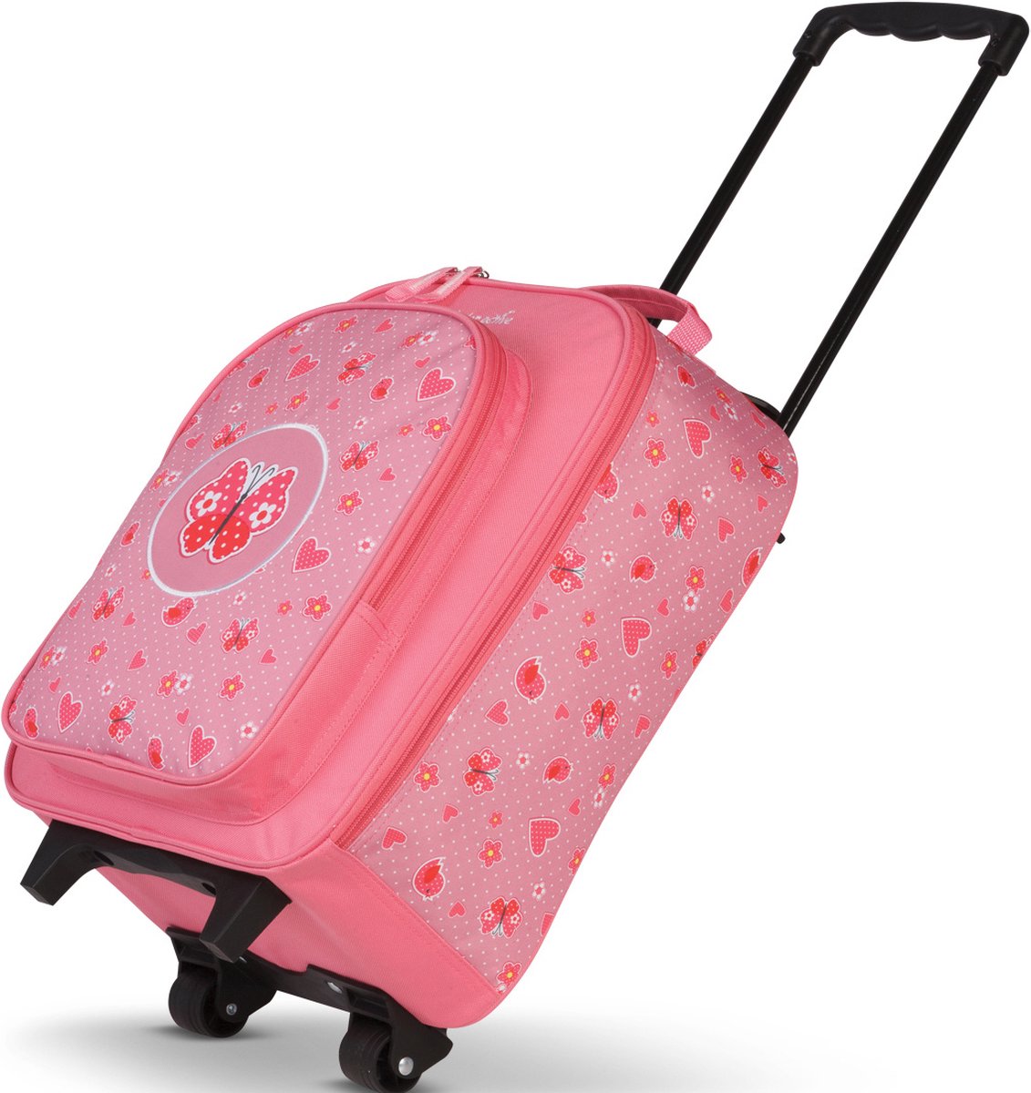 Fabrizio Trolley, Vlinder - 42 x 32 x 16/21 cm - Polyester