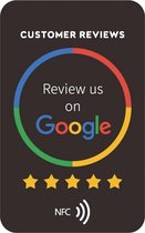 Google NFC | Review Card | Maximaliseer je online zichtbaarheid | Blanco
