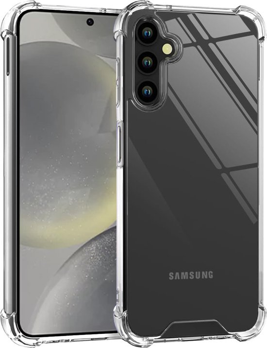 Hoesje geschikt voor Samsung Galaxy S24 Plus - Shockproof Transparant Back Cover Case